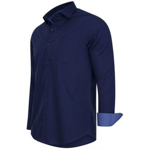 Cappuccino Italia Overhemden Overhemd Uni Blauw