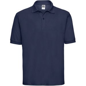 Russell Heren Polycotton Pique Poloshirt (Franse marine)