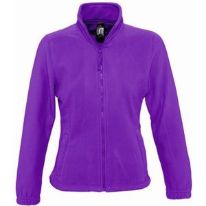 SOLS Dames/dames North Full Zip Fleece Jacket (Donkerpaars)