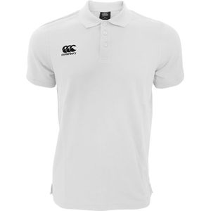 Canterbury Heren Waimak Korte Mouw Pique Polo Shirt (Wit) - Maat M