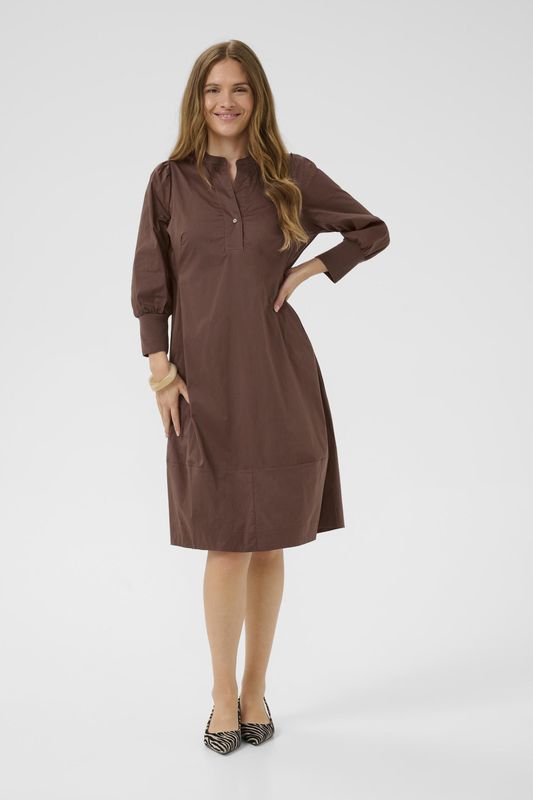 Jurk CUantoinett Feminine brown