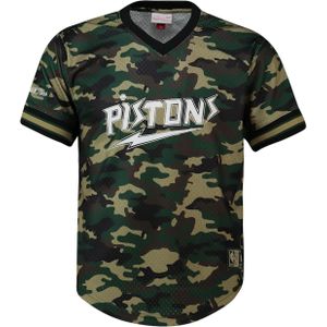 Mitchell & Ness - Camo Mesh T-shirt - Detroit Pistons - Heren