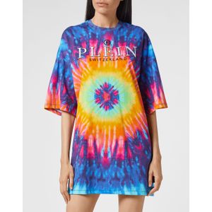 T-Shirt Jurk Kort Tie Dye
