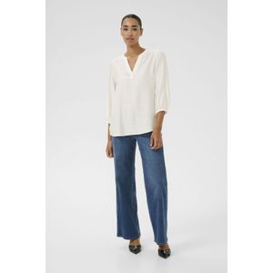 Blouse met lange mouwen Regular fit Chalk CC. white