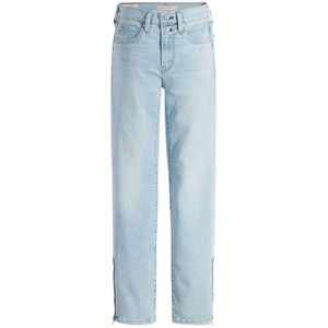 Levi's 724â„¢ Button Shank high waist slim fit jeans light blue denim
