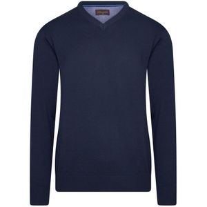 Cappuccino Italia Sweaters Pullover Navy Blauw
