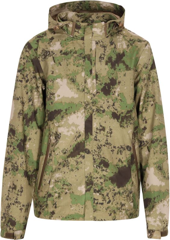 Mo - Jas - Lichtgroen - Met Capuchon - Camouflagepatroon