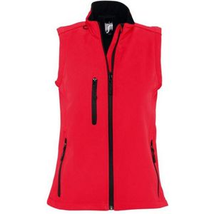 SOLS Dames/dames Rallye Soft Shell Bodywarmer Jacket (Rood) - Maat L