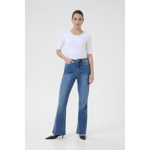 Kaffe - Flared Jeans - Medium Blue Denim