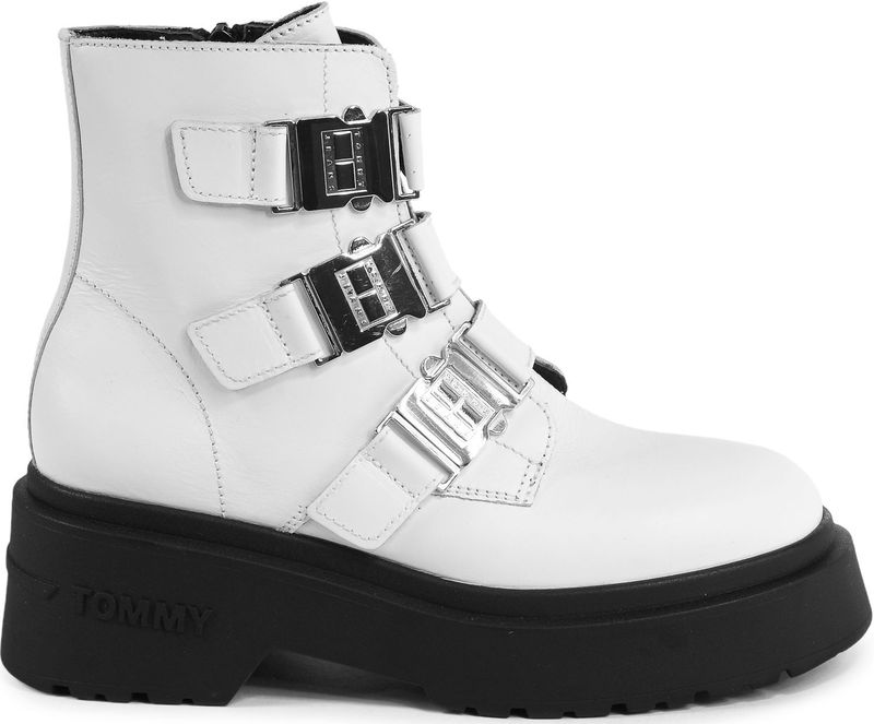 Platform Enkellaarsjes met Gespdetail