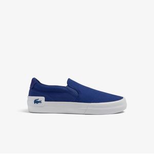 Men's Lacoste L004 Slip On Shoes In Navy-White - Maat 40.5