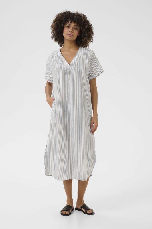 CULTURE - Jurk 'Twila' - Gemengde Kleuren - Blousejurken