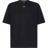 Off White - T-shirt - Zwart - Katoen