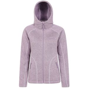 Mountain Warehouse Dames/Dames Nevis Bontgevoerde Full Zip Hoodie (Paars)