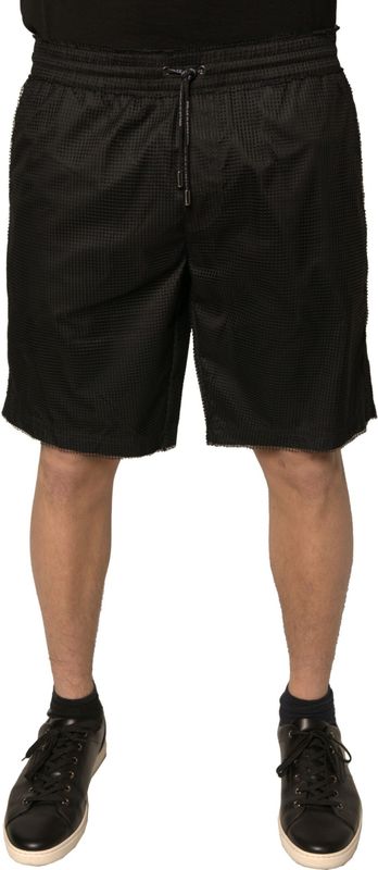 Dolce & Gabbana - Korte Broeken - Zwart - Jersey Shorts