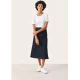 Part Two - Frigge - A-lijn Rok - Donkerblauw - 3/4 Lengte