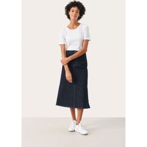 Part Two - Frigge - A-lijn Rok - Donkerblauw - 3/4 Lengte