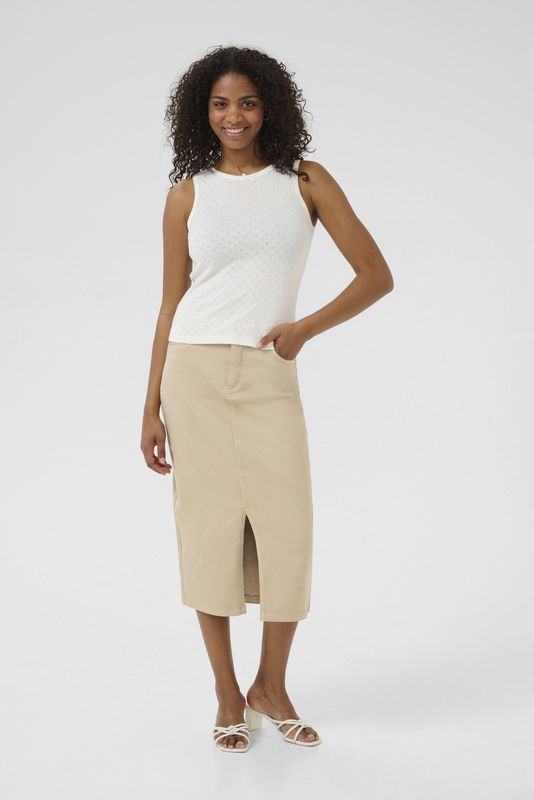 Kaffe Top 'KAElia'  wit