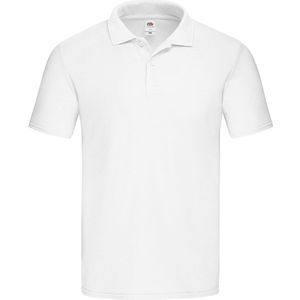 Fruit of the Loom Heren Origineel PiquÃ© Poloshirt (Wit)