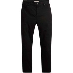 Levis Dames/Dames 724 Plus High Rise Straight Jeans (Zwart)