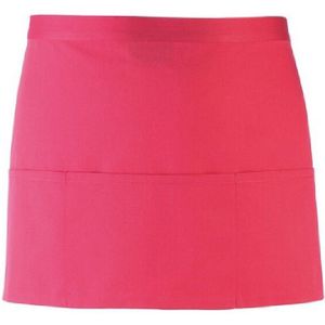Premier Dames/Dames Kleuren 3 Zakschort / Werkkleding (Pakket van 2) (Heet Roze)