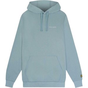 Lyle & Scott Heren geborduurde hoodie (Blauw)