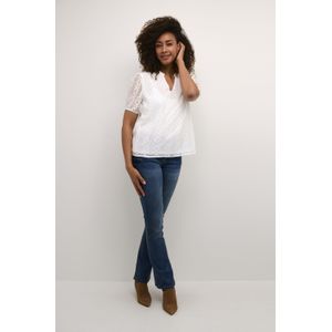 Cream, Dames, Blouses & Shirts, Wit, Maat: XS Poliester,