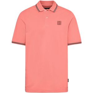Bugatti Herren Poloshirt met contrasterende strepen