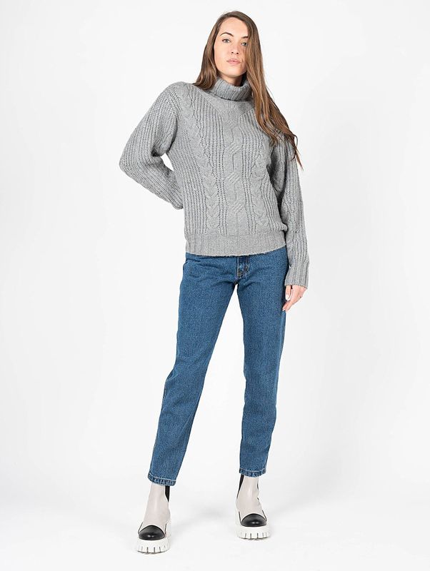 Silvian Heach - Turtleneck - Grijs - Coltrui