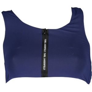 Zwemtop met Rits Voorkant Mouwloos