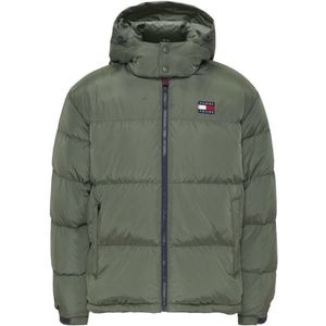 Tommy Jeans Jas Winter Alaska Puffer Jacket Groen - Maat XL