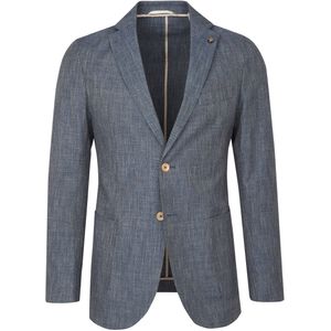 Bugatti Herren Jas met elegante structuur en reverskraag