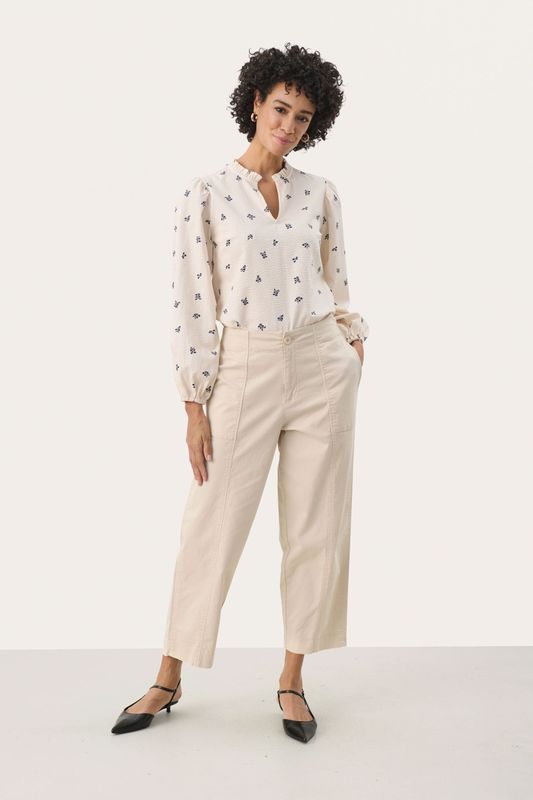 Casual Broek - Beige - Contemporary Fit