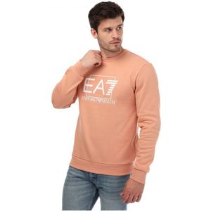 Emporio Armani EA7 Visibility sweatshirt met logo voor heren, roze