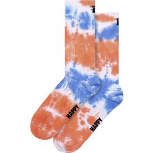 Nieuwigheid Tie Dye Sokken | Happy Socks | Ademend Multikleurige Grappige Draag Sokken | Cadeausokken - Perzik