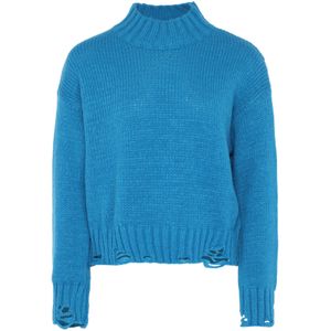 Mymo - Jumper - Turkoois - Pullover Trui