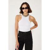 Bodystocking - Effen - Aansluitende Pasvorm - Mouwloos