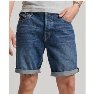 Superdry Vintage Short Van Biologisch Katoen Met Rechte Pijpen - Heren - Maat 36 (Taille)