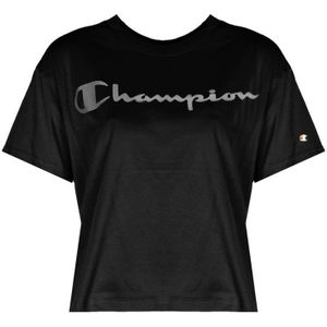 Champion T-Shirt Vrouw Zwart - Maat XL