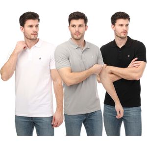 Jack and Jones - JXJ 3-pack - Poloshirt - Zwart