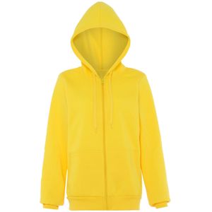 myMo - ATHLSR - Sweatvest - Geel - Capuchon met Trekkoord