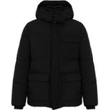 Pepe Jeans - Jobs - Jas - Zwart - Gewatteerd - Met Capuchon