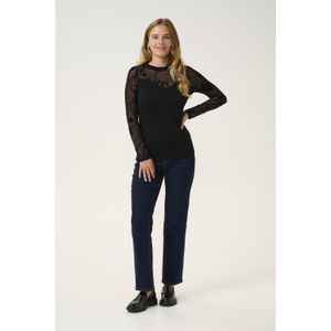 Blouse met lange mouwen CUalifa Fitted black