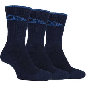 Set van 3 herensokken met kussen, rijk aan katoen - SBMS030NVY