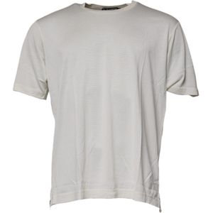 Dolce & Gabbana - Crew Neck T-shirt - Off White - Classic Fit