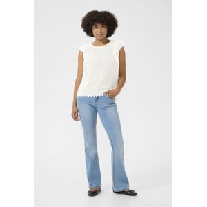 Cream - Blouse 'CRYsa' - Wit - Blouseshirt - Kwartmouw