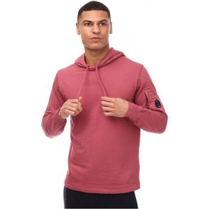 Men's C.P. Company Light Fleece Hoodie In Pink - Maat 2XL