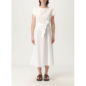 Midi-jurk met striktaille