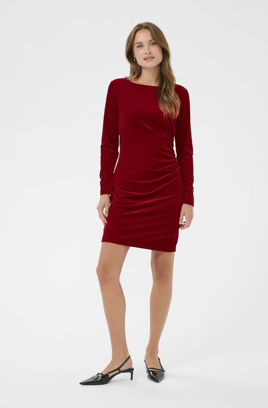 Saint Tropez, Dames, Jurken, Rood, Maat: L