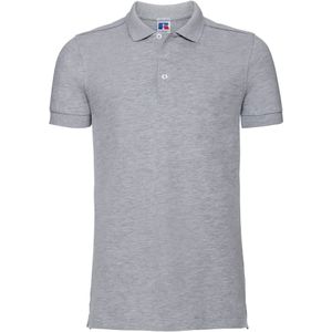 Russell Heren Rekken Korte Mouw Poloshirt (Licht Oxford)